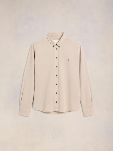 Ami Paris Button-Down Ami de Coeur Shirt