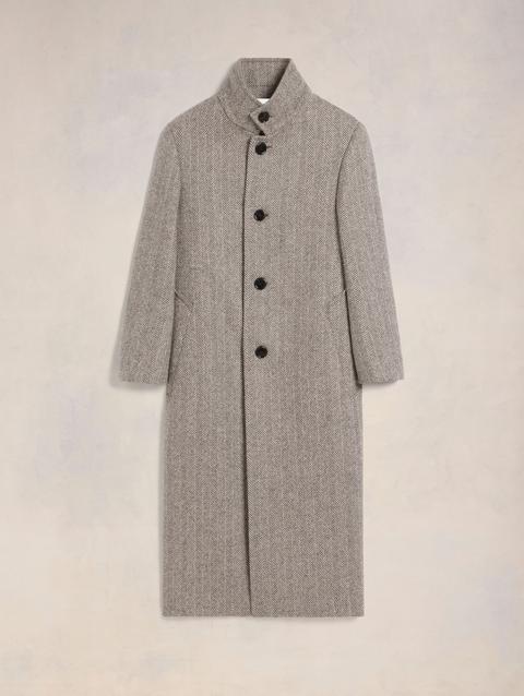 Ami Paris High Collar Coat