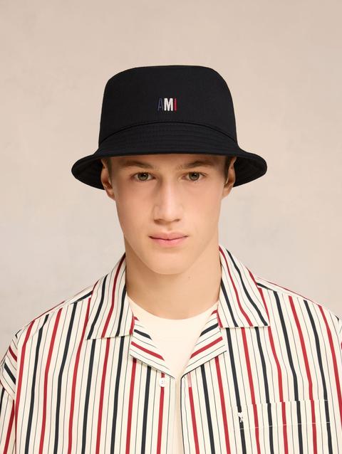 Ami Paris Ami Embroidered Bucket Hat