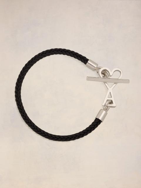 Ami Paris Ami de Coeur Cord Bracelet