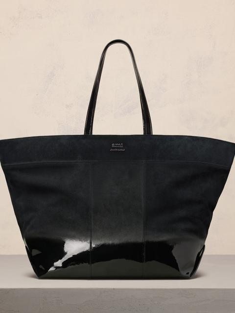 Ami Paris East West Maxi Ami Shopping Bag